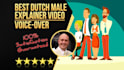 voice over your explainer video in native dutch, nederlands