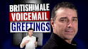 do human british male voice over dry voicemail greeting  deep smooth UK english