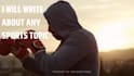 write professional sports youtube SEO scripts or articles