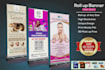 custom roll up banners high quality design and printing