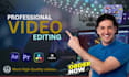 edit pro videos using adobe premiere pro, after effects, capcut, davinci resolve