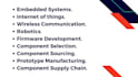 provide expert advice on electronic product development