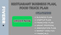 restaurant business plan, food truck, coffee, bar cafe buisness plan, restaurant