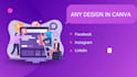 create professional and unique social media post designs in canva