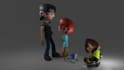 create toon style game 3d characters for you