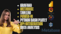 do dashboard in grafana, metabase, tableau, powerbi, plotly