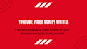 write a youtube script for your finance channel