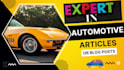 write unique automotive blog post or article