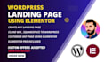 create a responsive landing page using elementor pro
