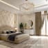 design a luxurious  interior with stylish furniture