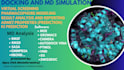 do molecular docking , molecular dynamic simulation,3d protein prediction
