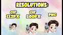 create animated emoticons, GIF sub badges for twitch