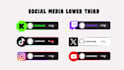 create social media lower third animation