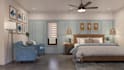 design a stunning 3d bedroom with realistic renderings