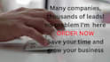 do b2b lead generation, web research and email list building