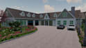 design and render 3d architectural visualizations of a modern house