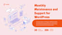 provide monthly maintenance support for wordpress website