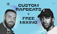 make custom trap rap type beats with free mixing