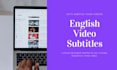 subtitle your english youtube videos