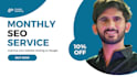 do complete monthly SEO service to rank your website on google