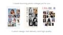 design modern and cool collage photos