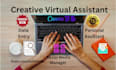 be your creative admin assistant