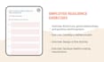 design tailored employee resilience exercises