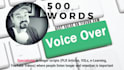 record an american english male voice over