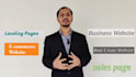 design modern landing page, squeeze page and sales page