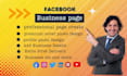 do facebook business page creation, and set up