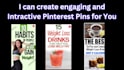 design pinterest pins, customizable pins, bulk pin creation