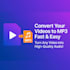 convert your video files to high quality mp3
