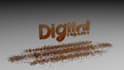 create wood cutting 3d text or logo animation