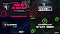 design stream start ,end video,fb cover ,you tube cover