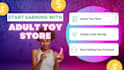 design an adult store, a responsive adult toy website