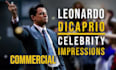 record a perfect impression of US male actor leonardo dicaprio