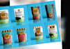 design perfect food packaging, box and label sticker with 3d mockup
