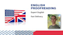 proofread your english text by proficient speaker