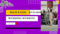 create a modern wedding website or event website in wordpress