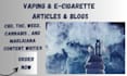 write cbd, cannabis, marijuana, thc, weed, moon rock, oil and vaping article