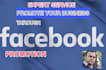 promote your business through facebook promotion