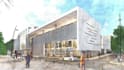 provide exterior, interior 3d rendering with sketch effect