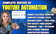 set up and manage your faceless youtube automation channel