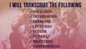 transcribe audio or video to text in 24 hours