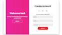 stylish login page html, css and js