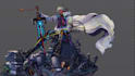 develop 2d spine character animation, spine animation, video or game animation