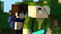 do an animation of minecraft