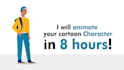 create custom animated gifs or website animation for you