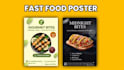 design amazing food flyer, food menu design, restaurant menu