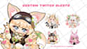 draw cute animated chibi twitch alerts
